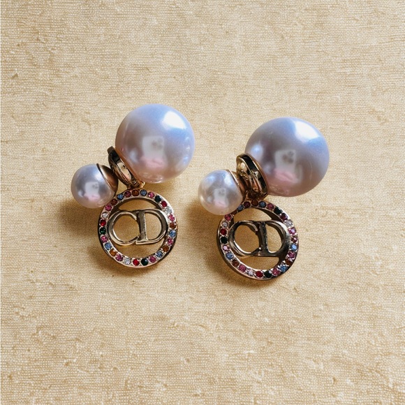 Drop Charm Earrings – Handmade, Vintage-Inspired, Repurposed Jewelry - Picture 1 of 4